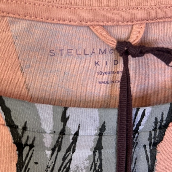 Stella McCartney Kids Octopus Short Sleeve Top Size 10 - Picture 5 of 10